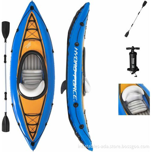 1 person Inflatable portable TPU Water Sports boat Miniature canoe bearing 120kg inflatable kayak